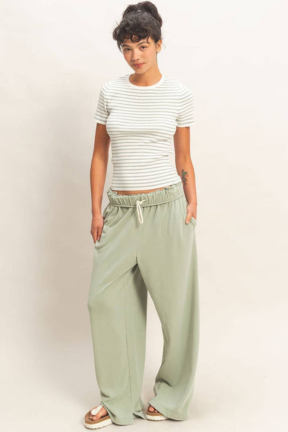 Hyfve DZ26A684 Wide Leg Sweatpants