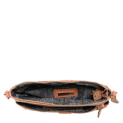 BGT15944 Cork Crossbody Bag: Peach