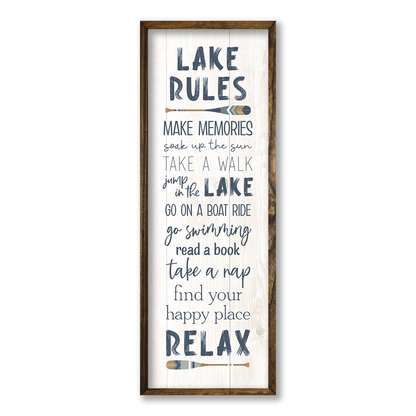 TIMBERLAND FRAME LAKE RULES