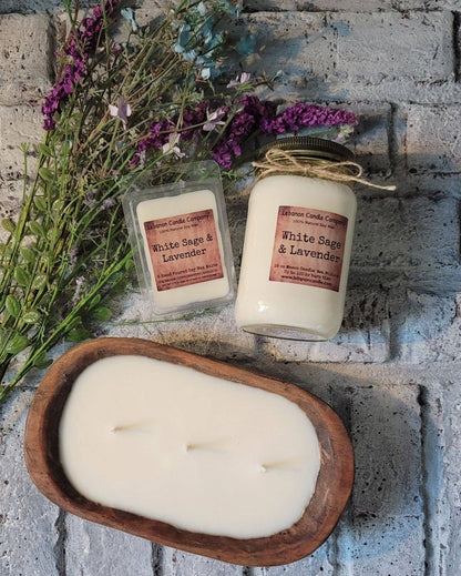 White Sage & Lavender Candle