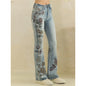 Oli & Hali Embroidered Flare Jeans ep30522up