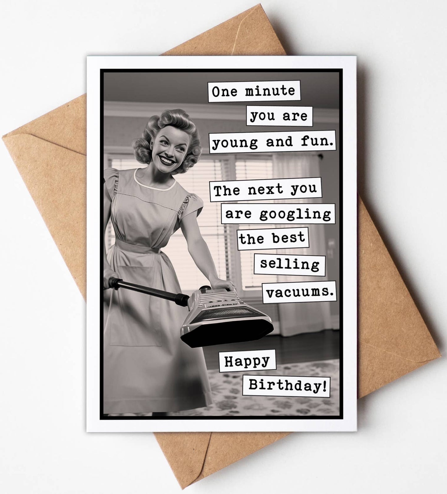 Funny Birthday Greeting Cards for Women, Her, Best Friend
