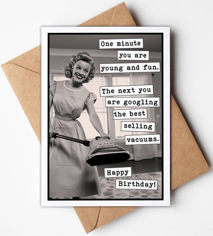 Funny Birthday Greeting Cards for Women, Her, Best Friend