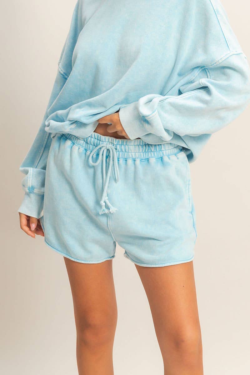 Hyfve DZ26A266 Relaxed Drawstring Shorts