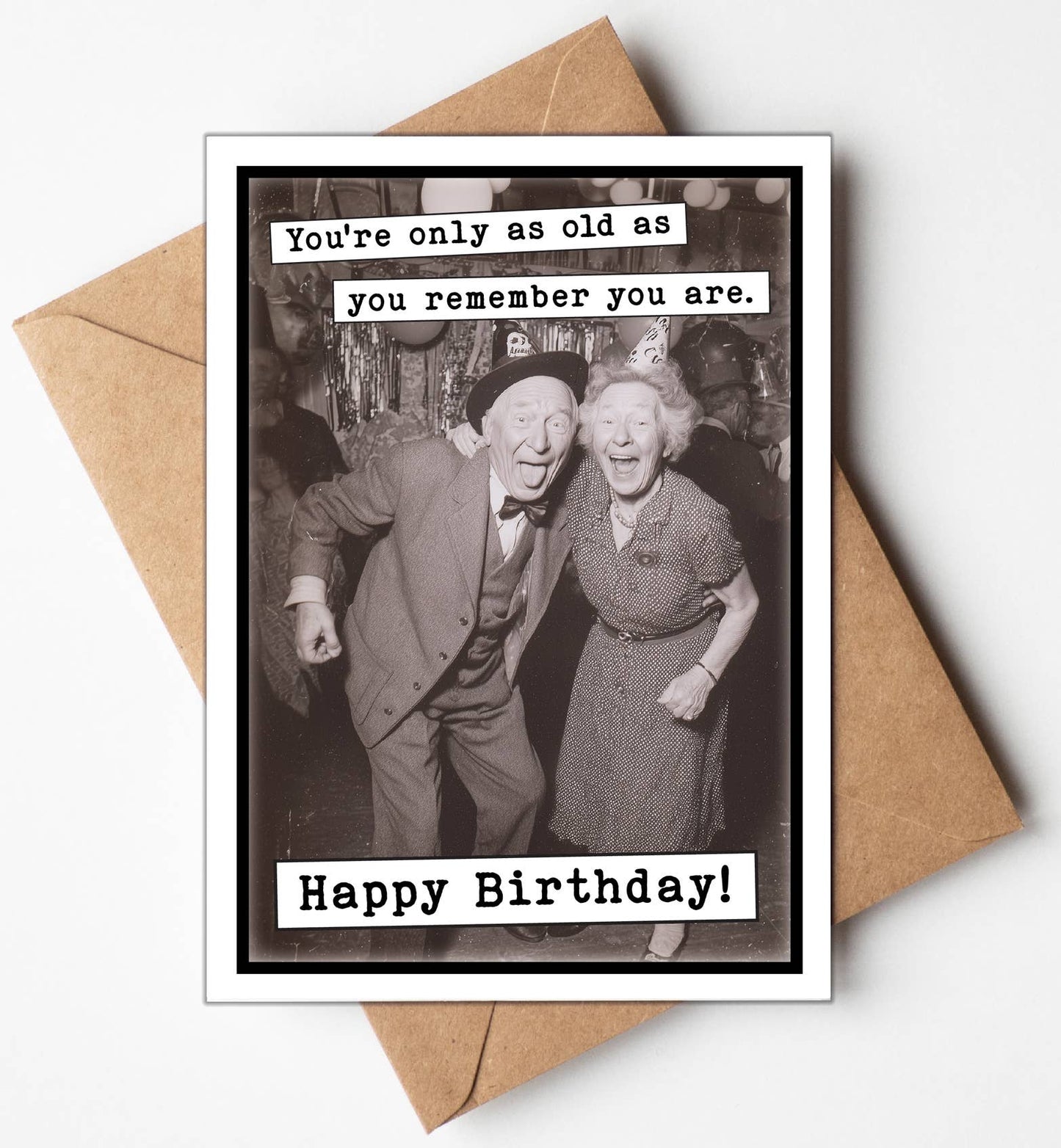 Funny Birthday Cards for Men - Greeting Cards with Display