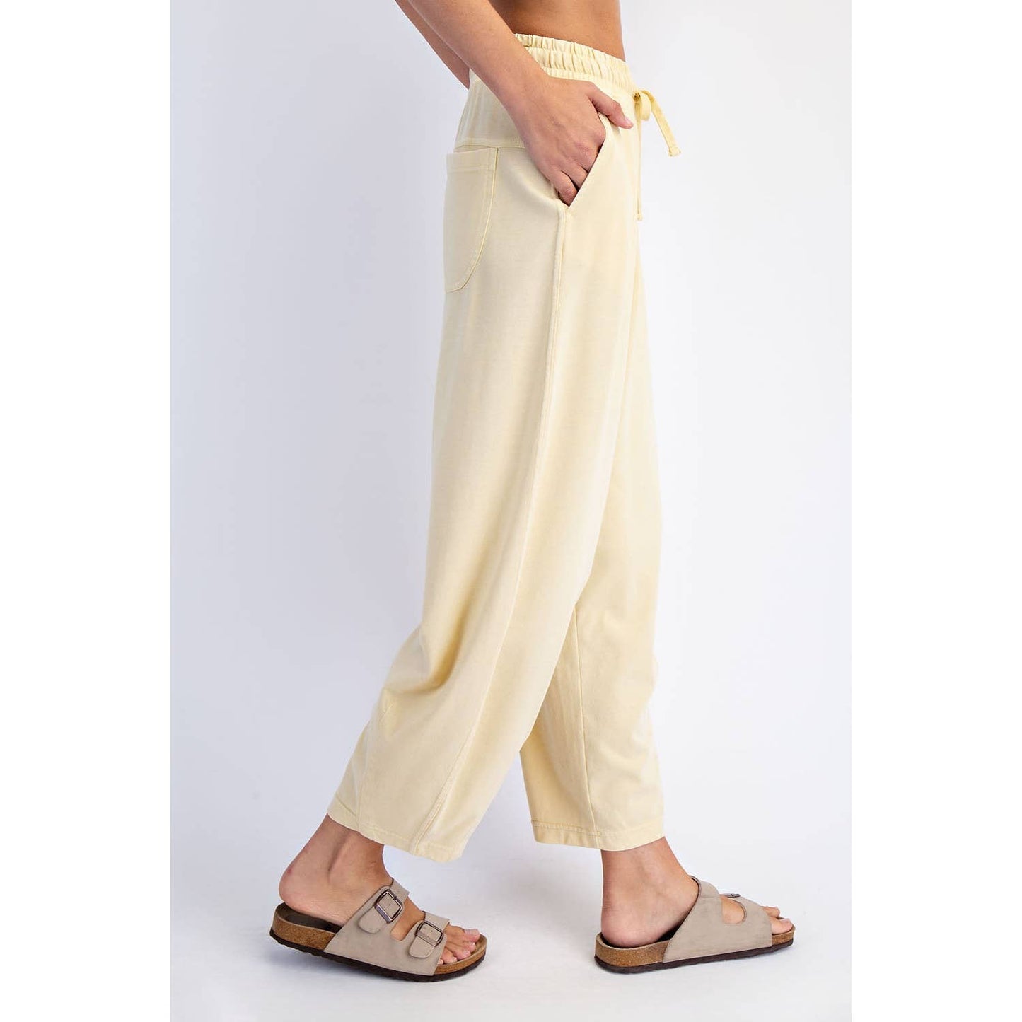 Mineral Washed Cotton Barrel Pant P6455