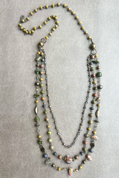 Medina Necklace Unakite