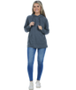 Unisex Fit Jersey Hoodie - Light Garment Burnout Raglan