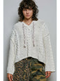 POL – Chenille V Neck Hoodie