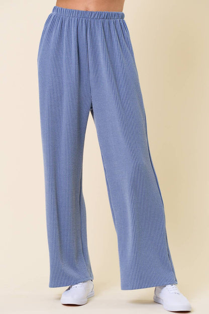 LMP5635-Take me Back Ribbed Pants