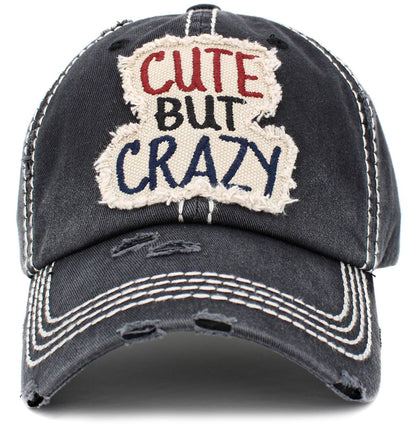 Cute But Crazy Vintage Ballcap