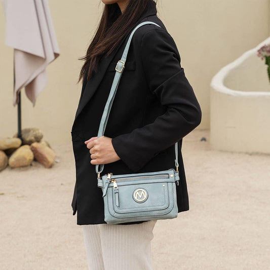 Elaina Crossbody Handbag Vegan Leather Women's by Mia K