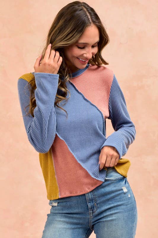 LMT4804-Bold and basic cut ou rib top