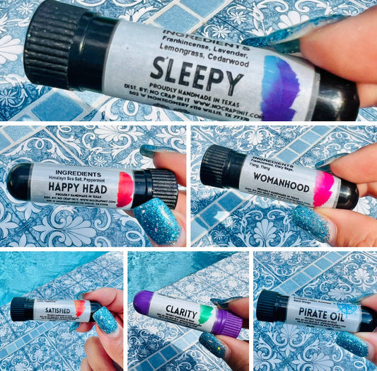Inhalers (Aware, Clarity, Calm, Breathe Easy, Cheerful)