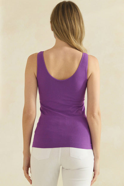 Yelete Seamless Reversible Tank w/ Built-In Bra