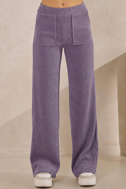 Yelete Relaxed Fit Corduroy Lounge Pants 827CD001