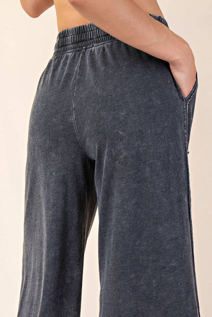 Mineral Washed Cotton Barrel Pant P6455