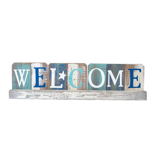 SALE Welcome Standing Plaque