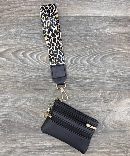 HANDBAG STRAP WITH ZIPPER POUCH PHONE HOLDER WRISTBAND