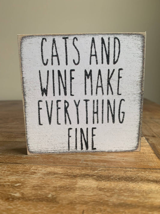 4X4-111 Cats And Wine