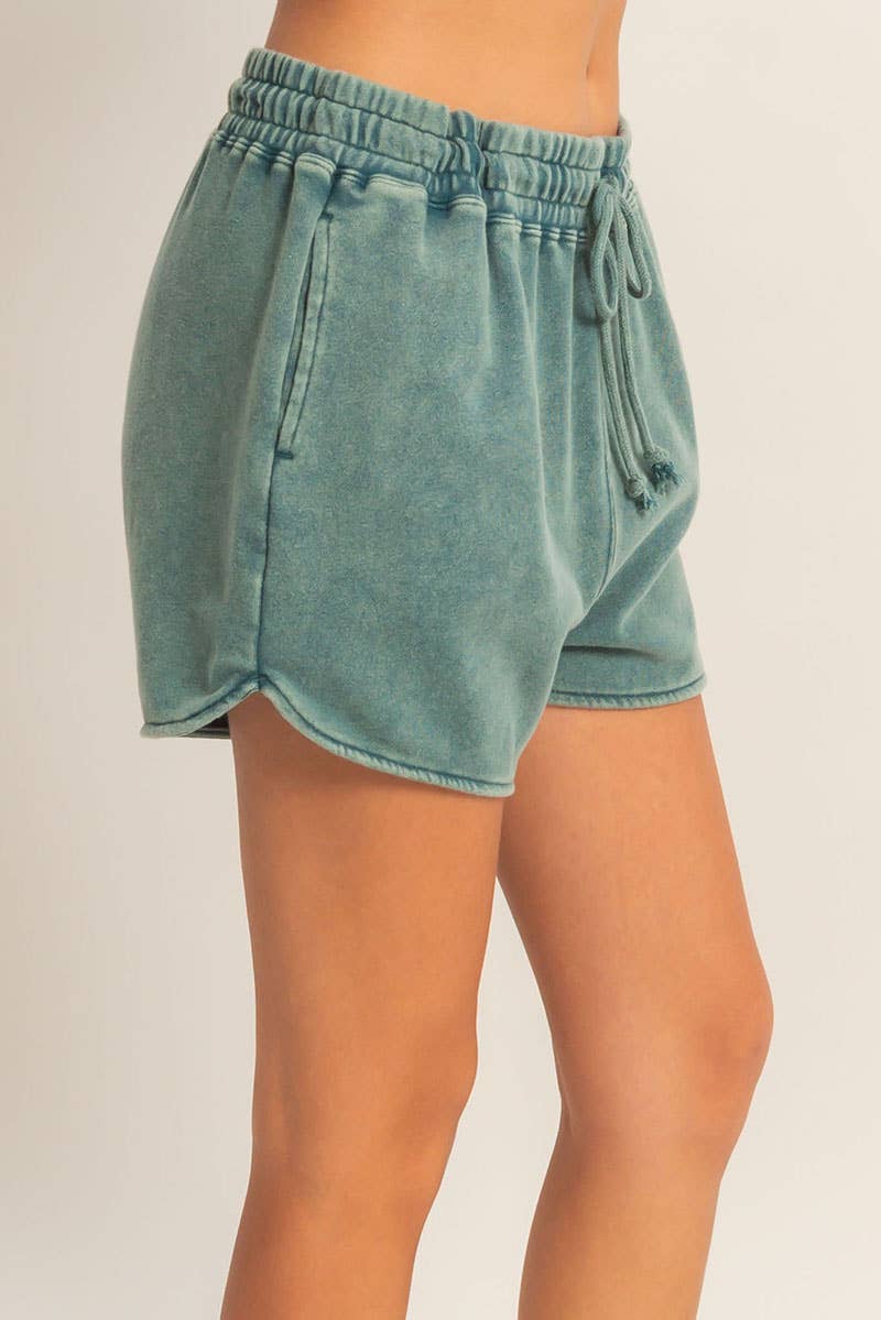 Hyfve DZ26A266 Relaxed Drawstring Shorts