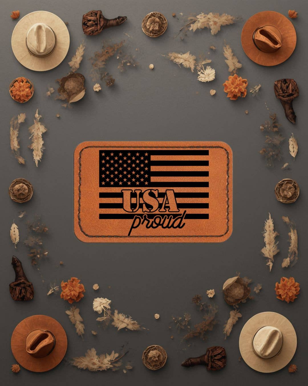 Square Leather Patches