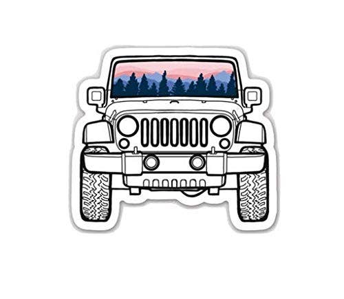 Sunset Jeep: Sticker