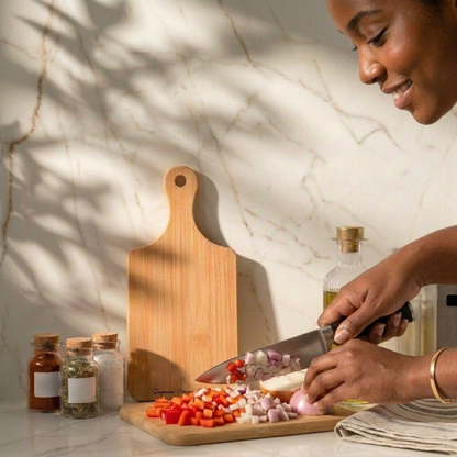 BAMBOO WOOD CUTTING AND CHARCUTERIE BOARD