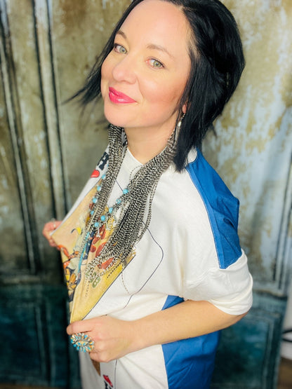 Denim RODEO Shirt Dress - Roaming Gypsy Boutique