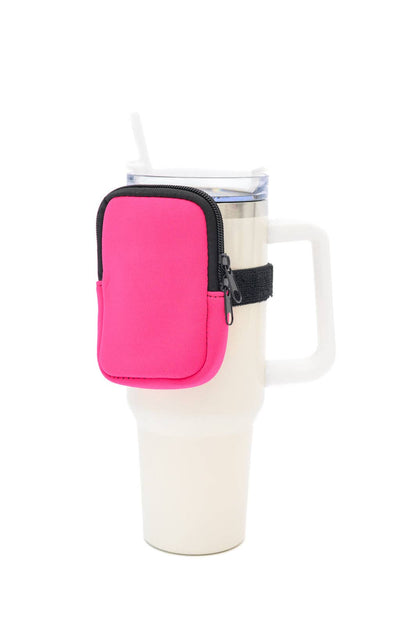 Tumbler Zip Pouches: White