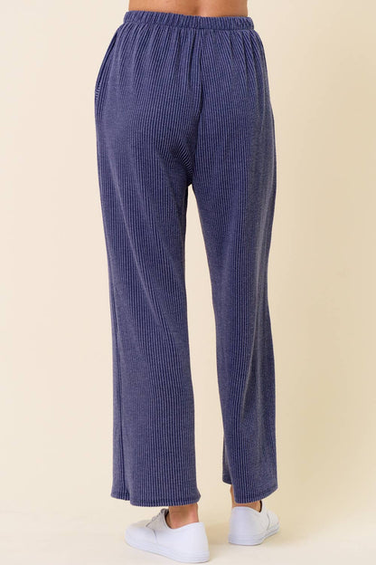 LMP5635-Take me Back Ribbed Pants