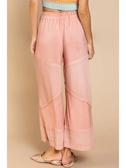 Loose Knit Culotte Pants