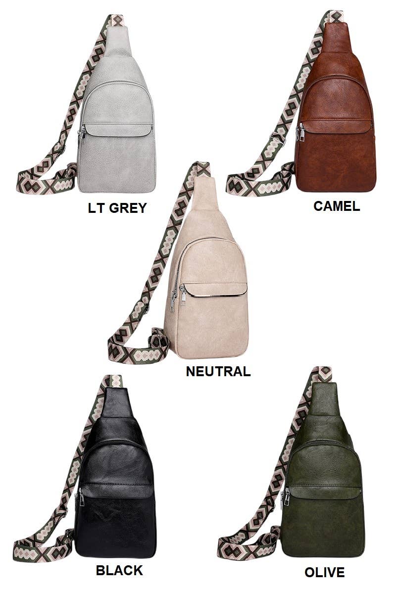 Guitar Strap Crossbody Chest Sling Bag