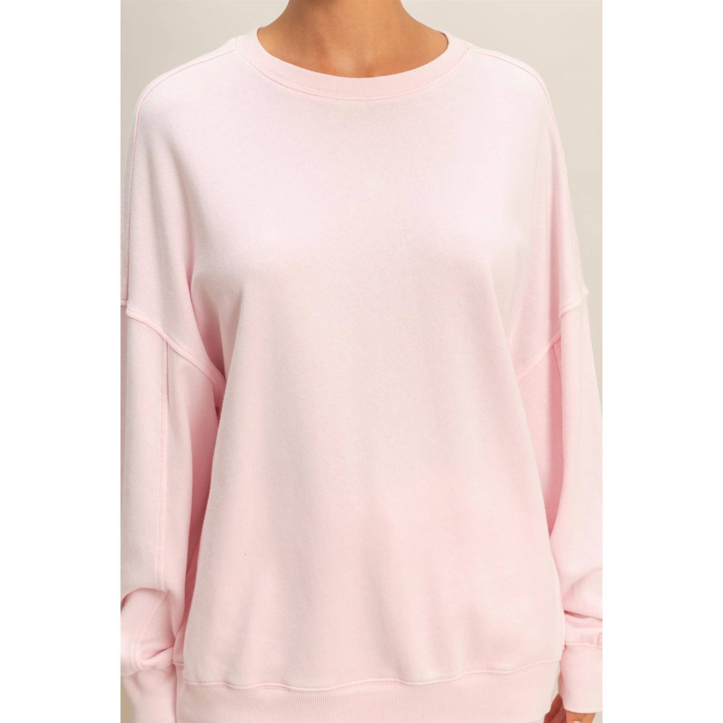 Acid Wash Oversized Sweatshirt