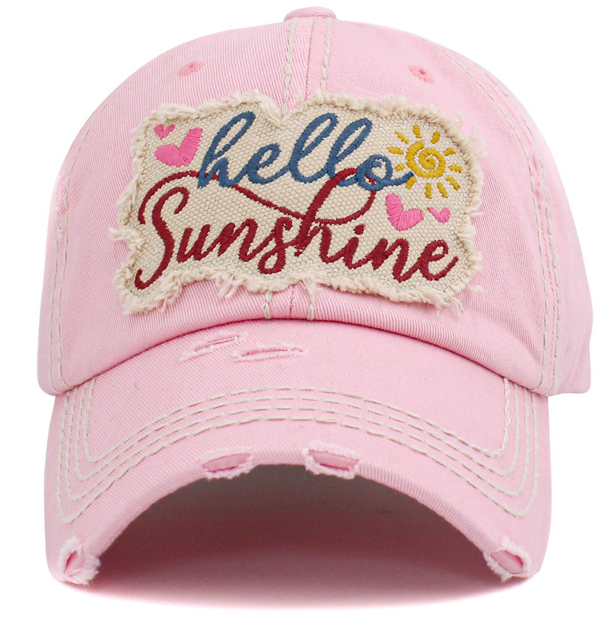 Hello Sunshine Washed Vintage Ballcap