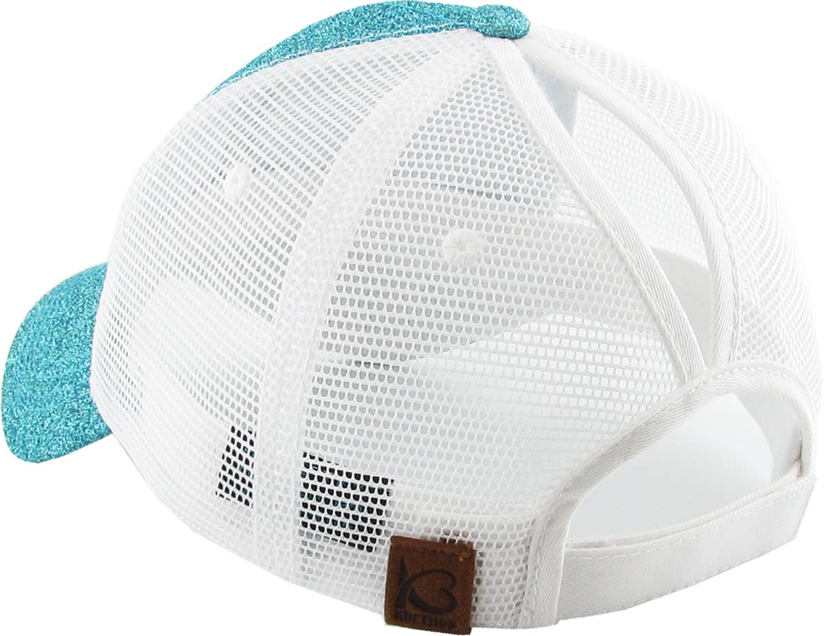 Glitter Meshback Baseball Cap