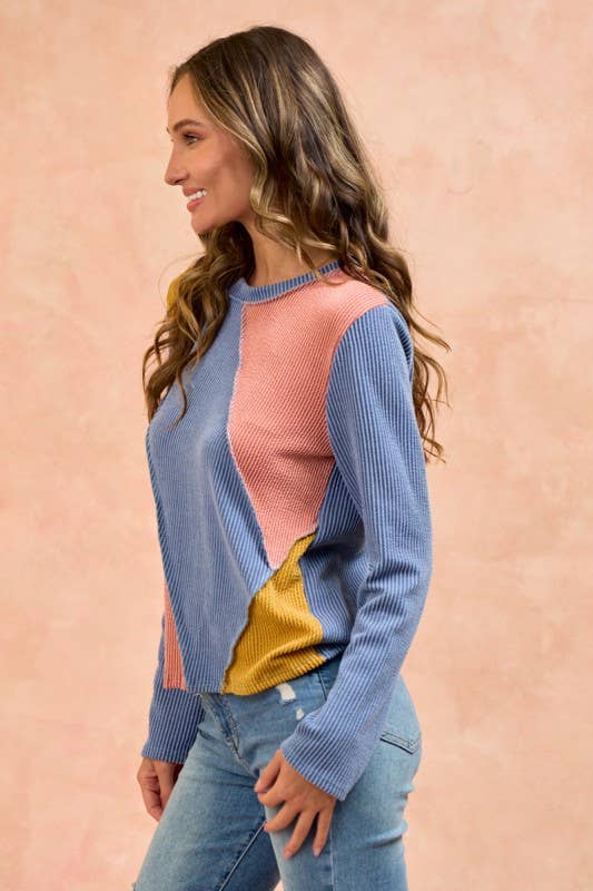 LMT4804-Bold and basic cut ou rib top