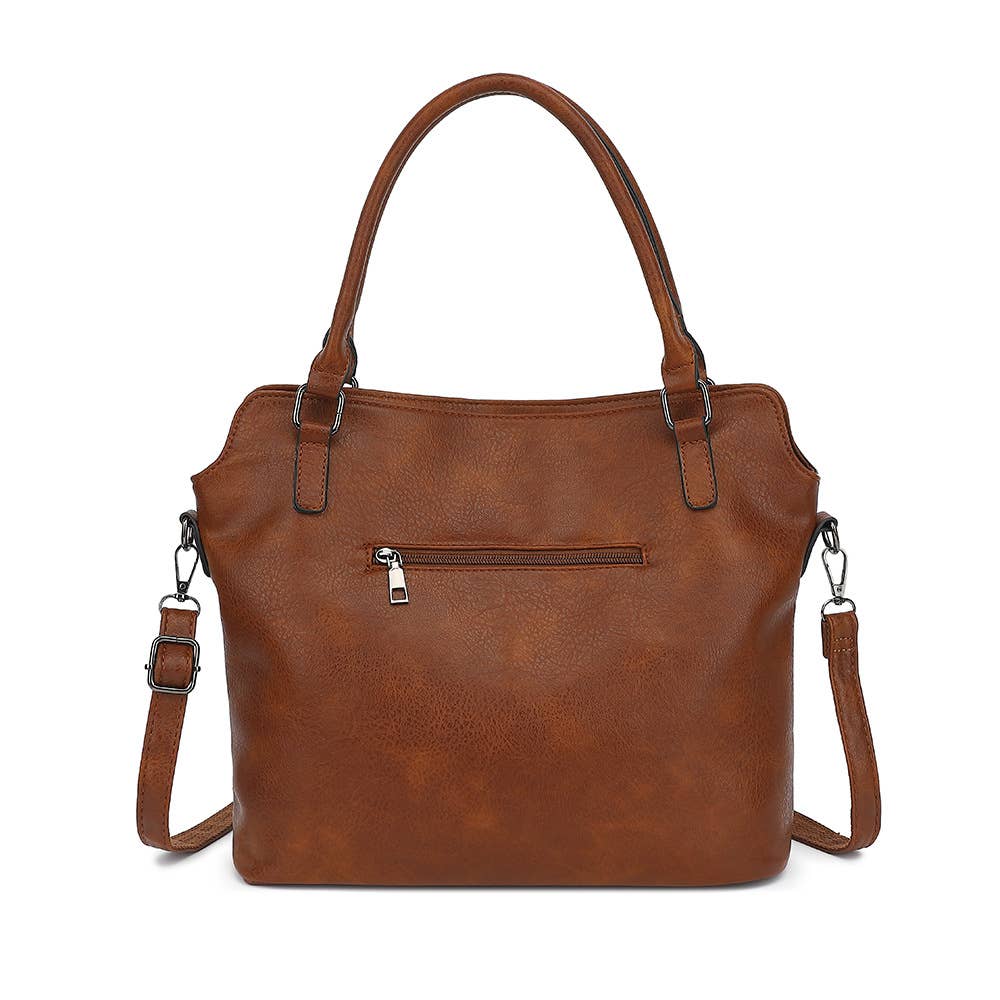 COW HANDBAG TOTE BAG CROSS BAG CLUTCH PURSE SET
