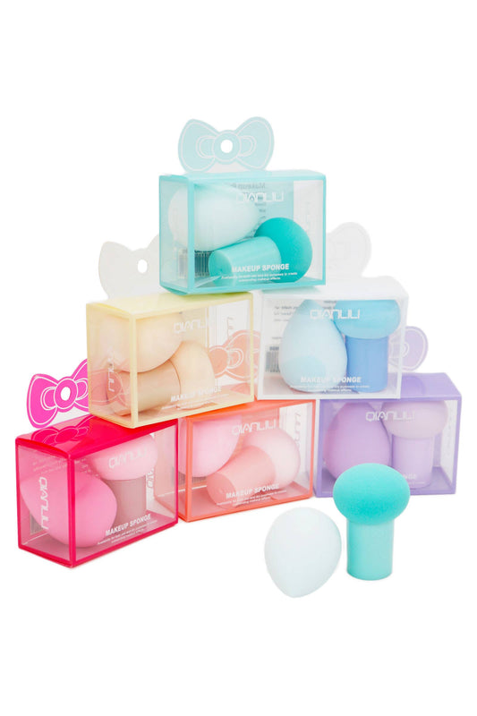 Pastel 2 Ct Makeup Blender Puff Sponge -