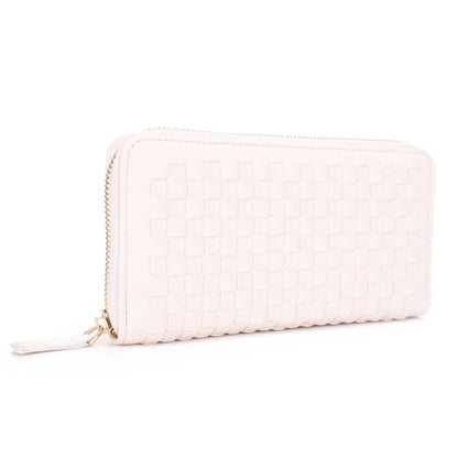 EJ60301 Yoona Woven Zip Wallet