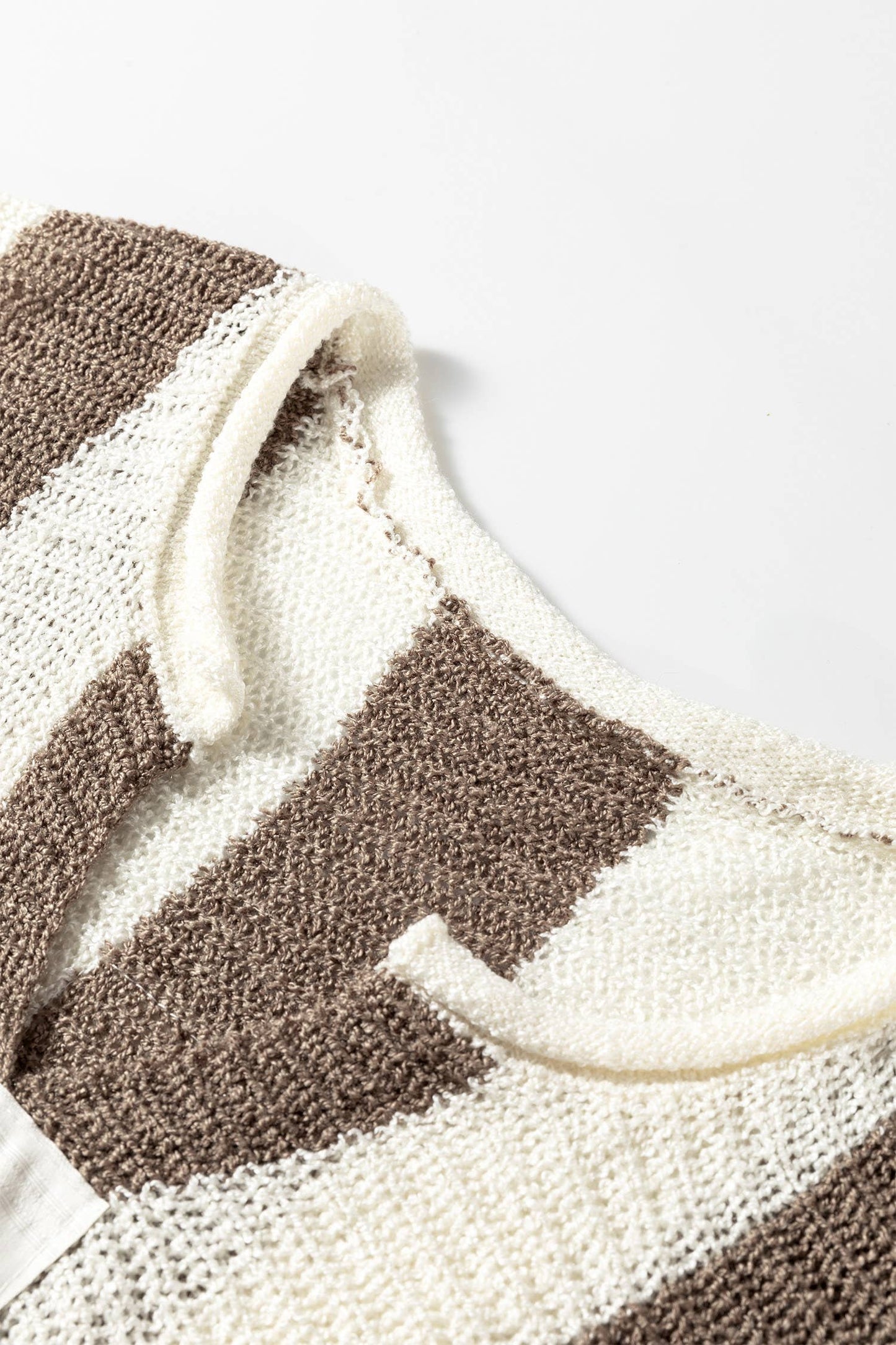 66 Fall 2026 Casual Stripe Bracelet Sleeve Top