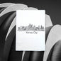 Kansas City Skyline Kitchen Tea Towel