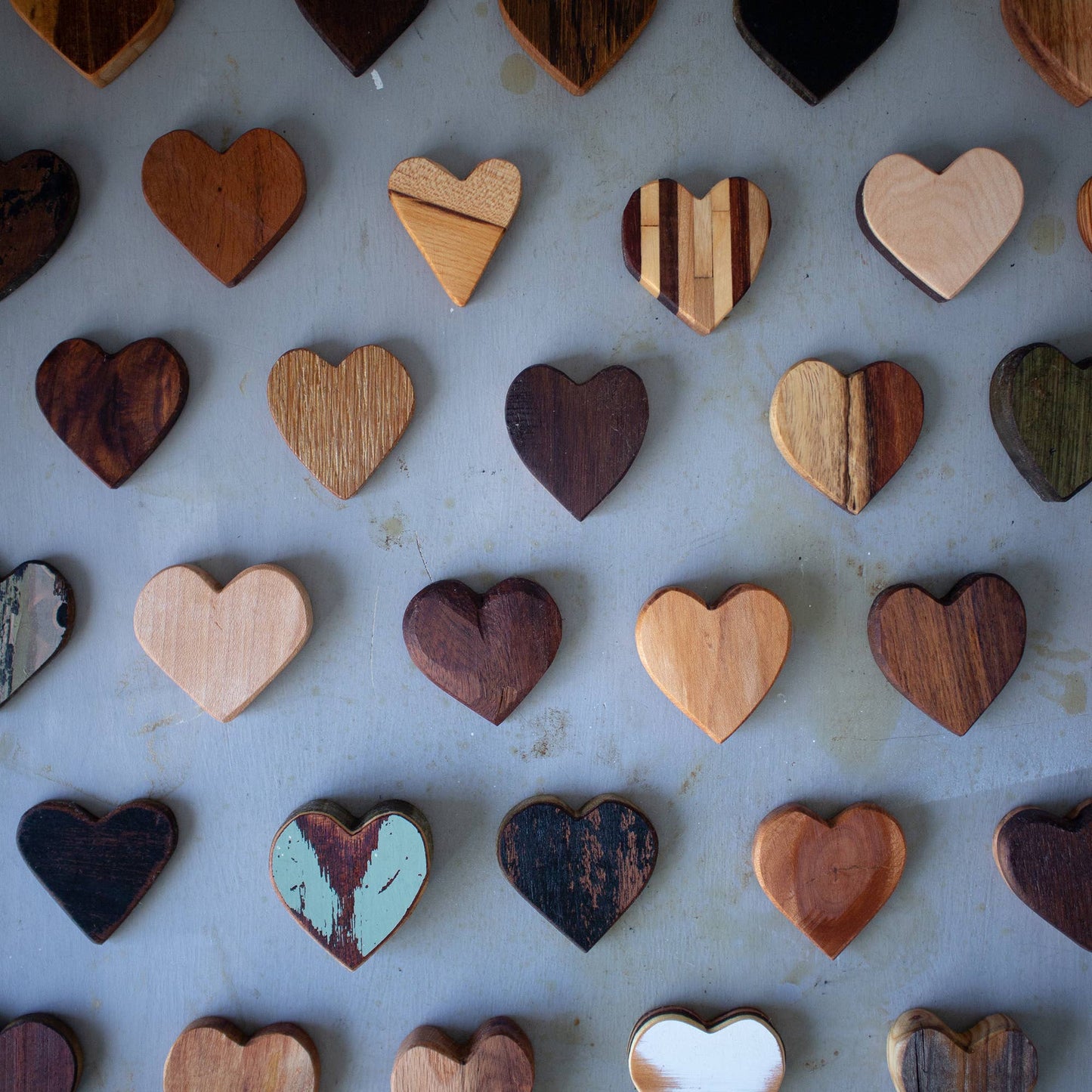 Handmade Wooden Hearts