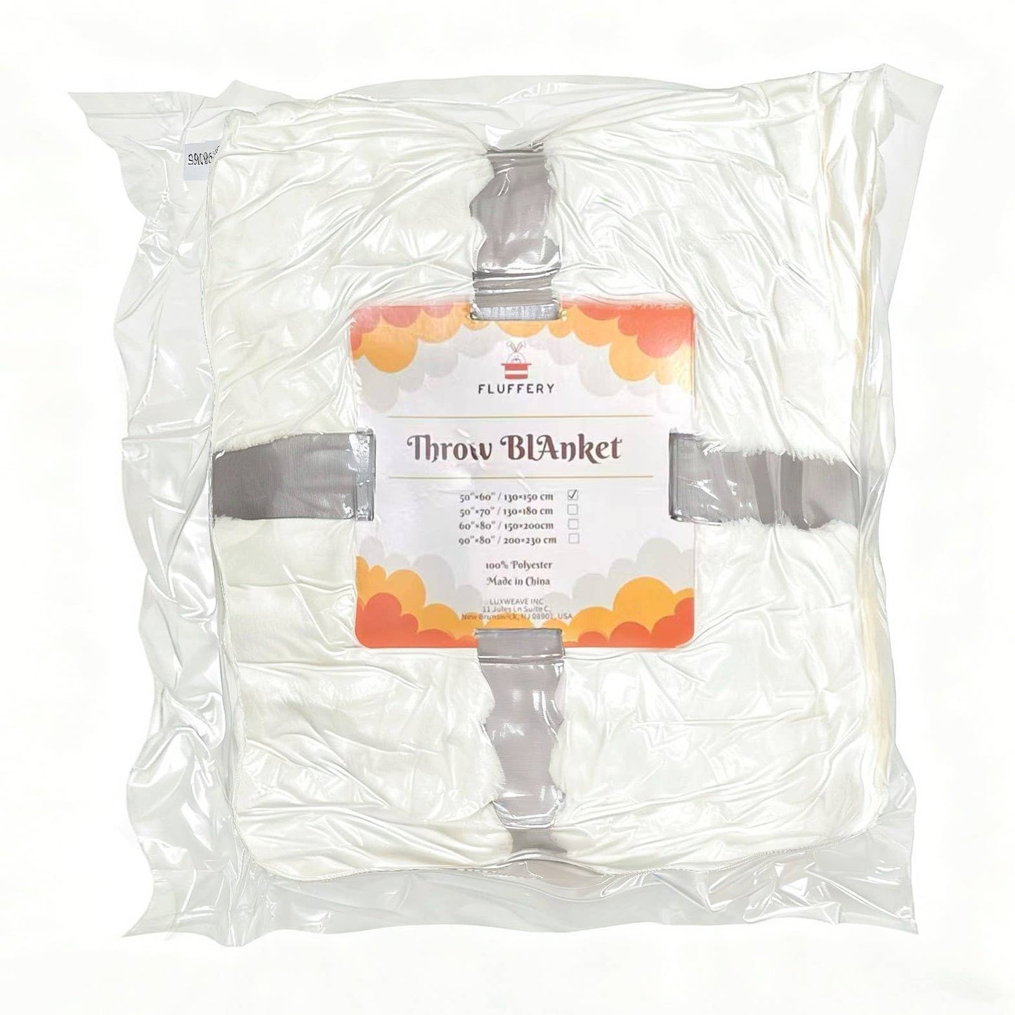 Stripe Fleece Throw – Ultra Plush Ribbed Blanket with 1.6" Wide Channel Texture