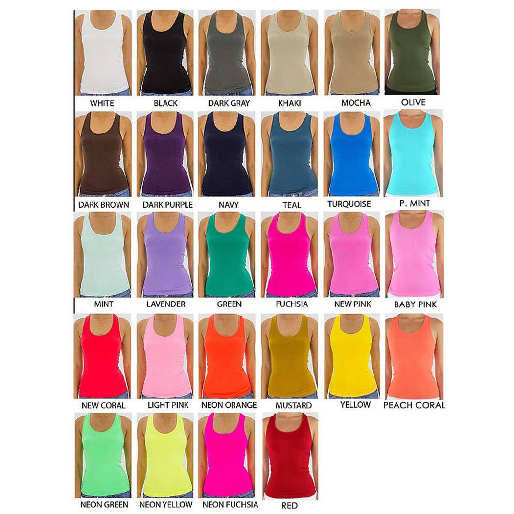 Happy Place Lake of the Ozarks Ribbed Racerback Tank Top