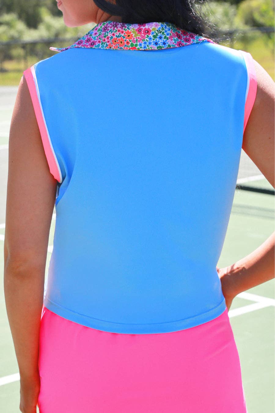 Everyday Polo Tank- Falling for Florals