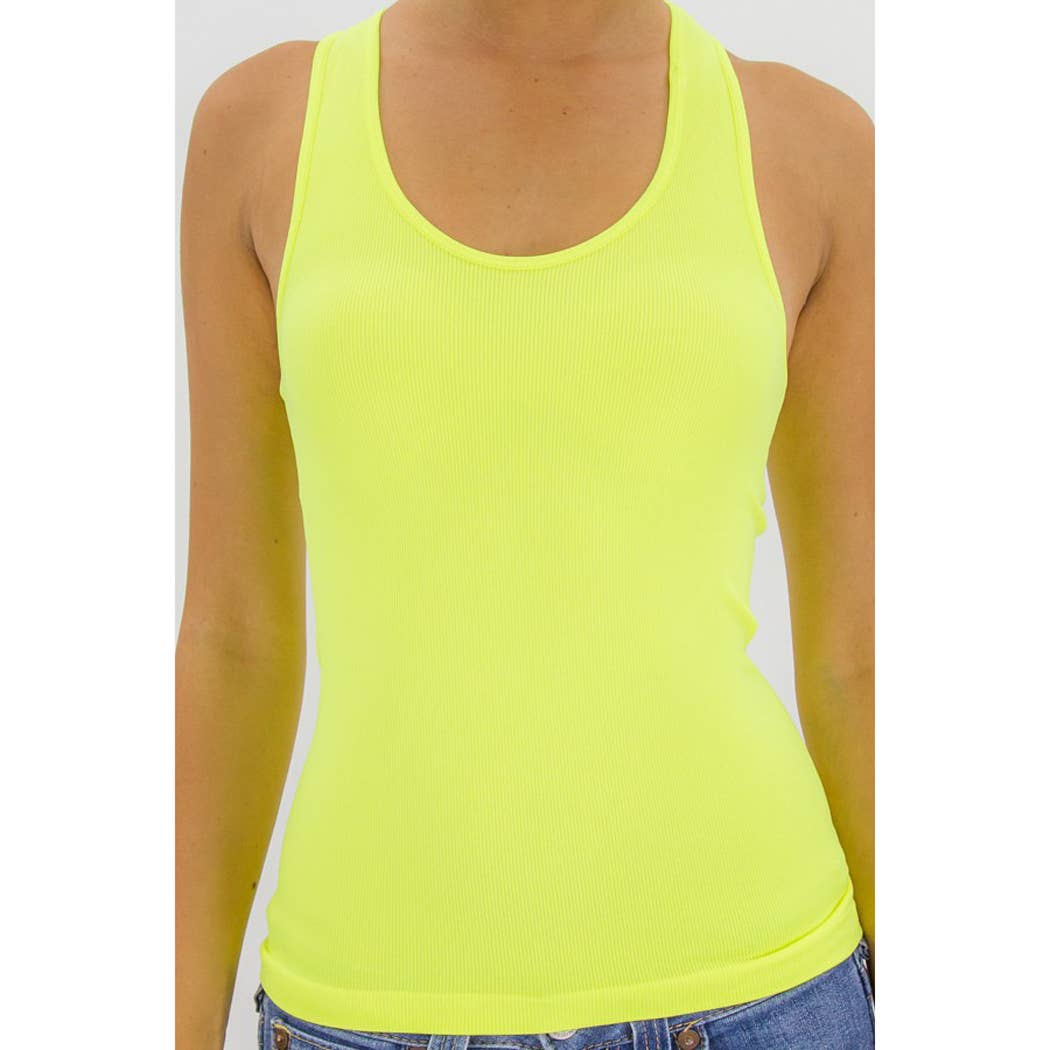 Happy Place Lake of the Ozarks Ribbed Racerback Tank Top