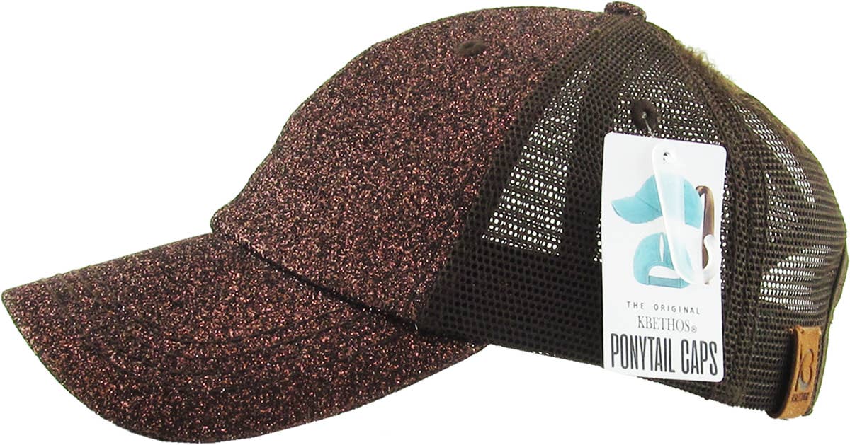 Glitter Meshback Baseball Cap