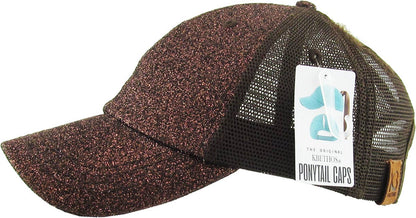 Glitter Meshback Baseball Cap
