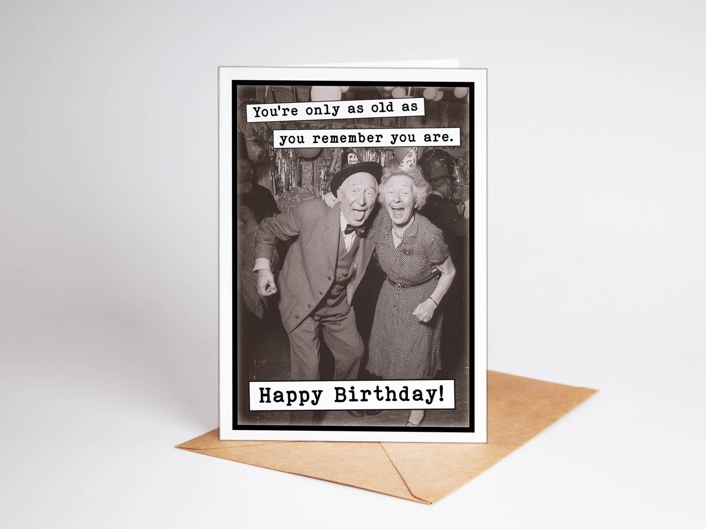 Funny Birthday Cards for Men - Greeting Cards with Display